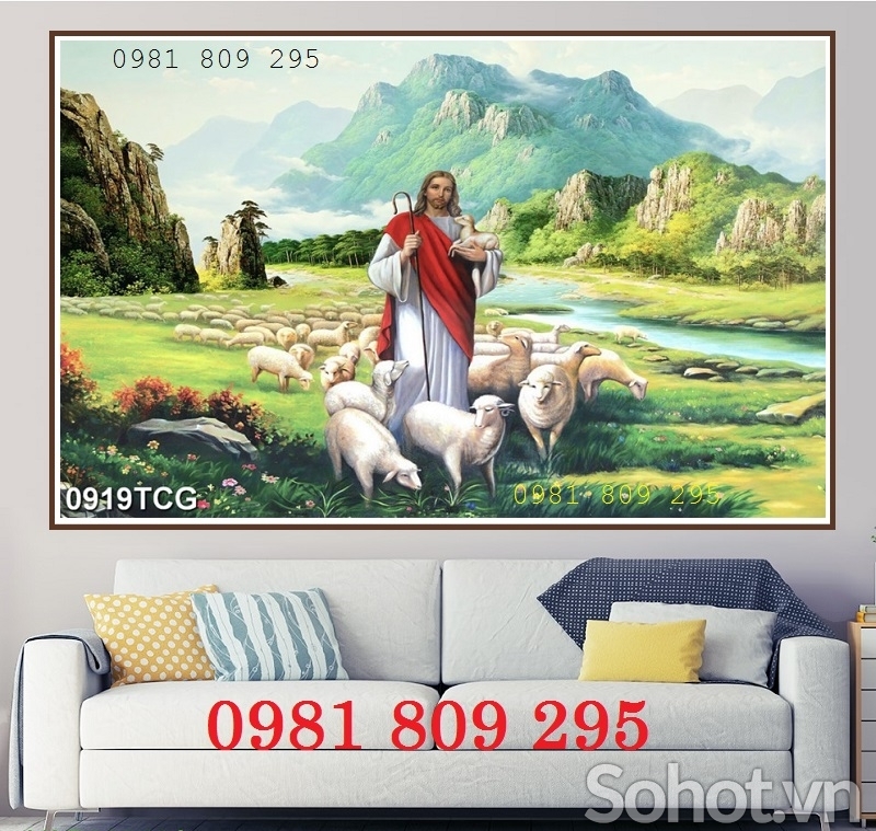 Gạch tranh công giáo , tranh chúa 3d