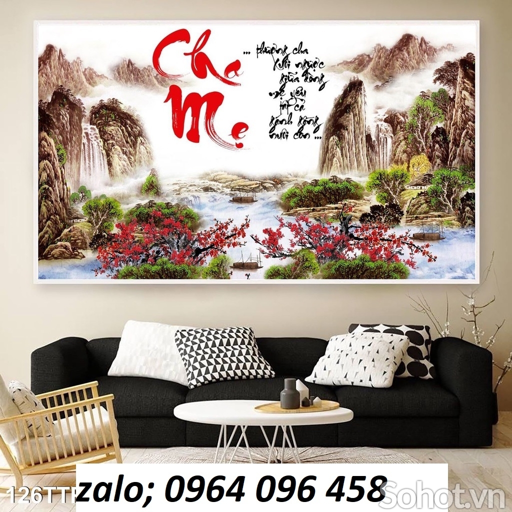 Tranh gạch ốp tường bàn thờ 3d - 789CP