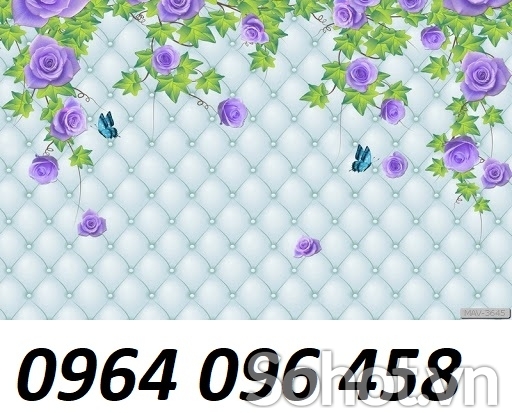 Tranh gạch men 3d ốp tường mẫu hoa hồng - 733SN