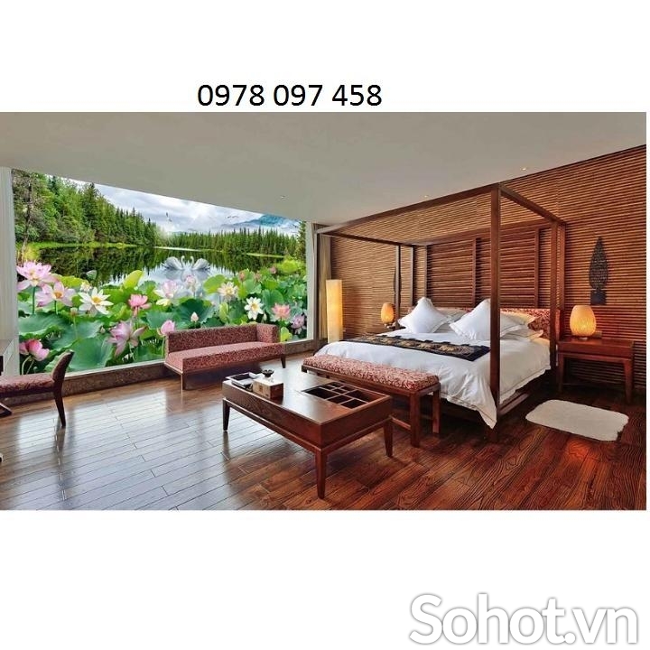 Tranh phong cảnh - gạch tranh 3D