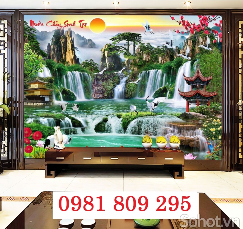 Gạch tranh phong cảnh 3d