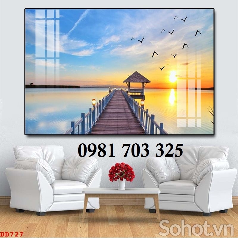 Tranh gạch phong cảnh biển