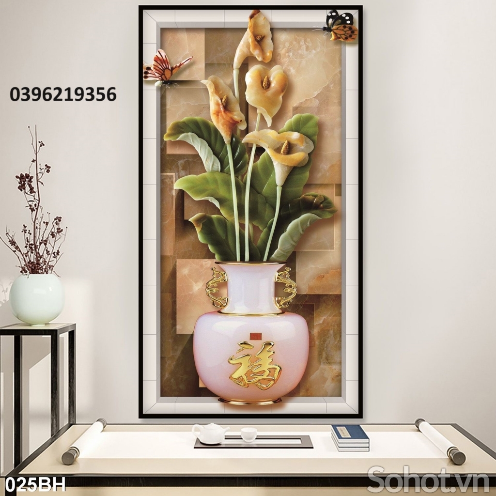 Gạch bình hoa 3D đẹp