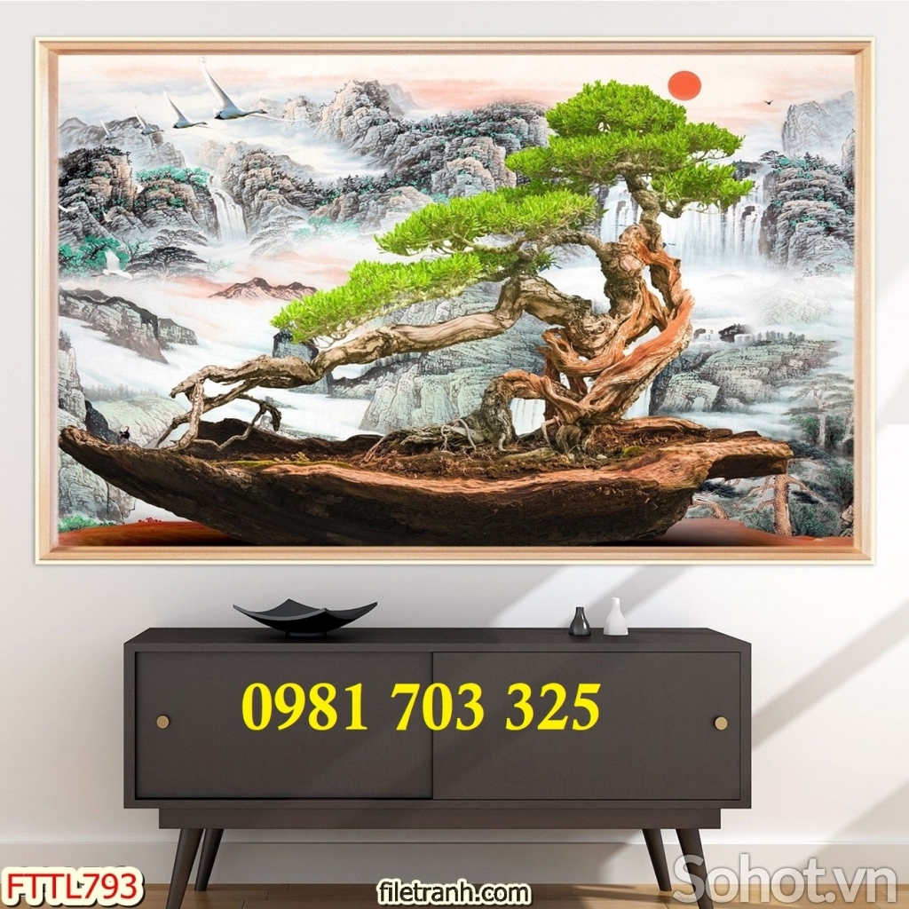 Gạch tranh hoa mai 3D đẹp