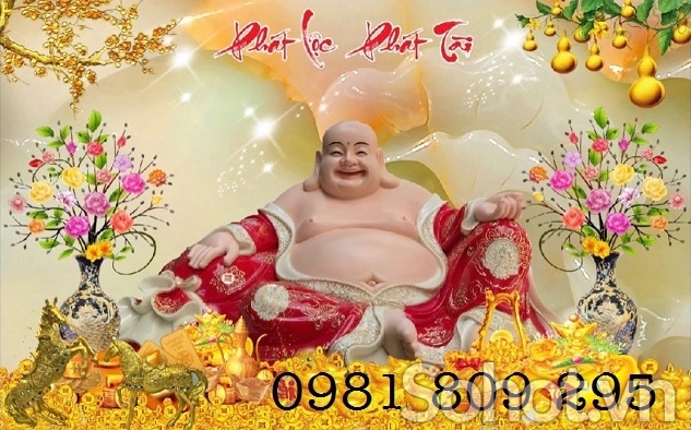 Mẫu tranh thàn tài đẹp - gạch tranh 3d Phật