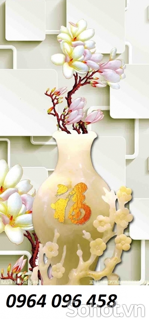Gạch tranh 3d ốp tường trang trí 85XM