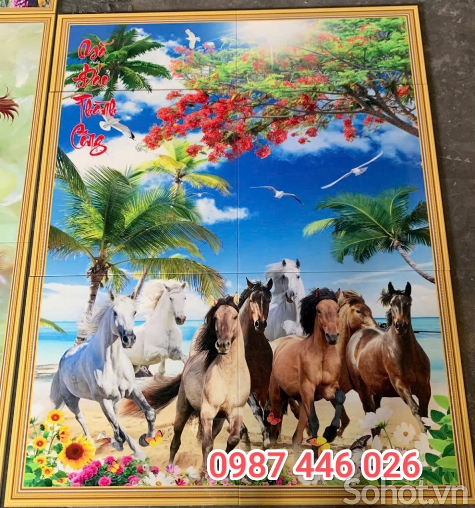 Gạch in tranh tường 3d HP79222