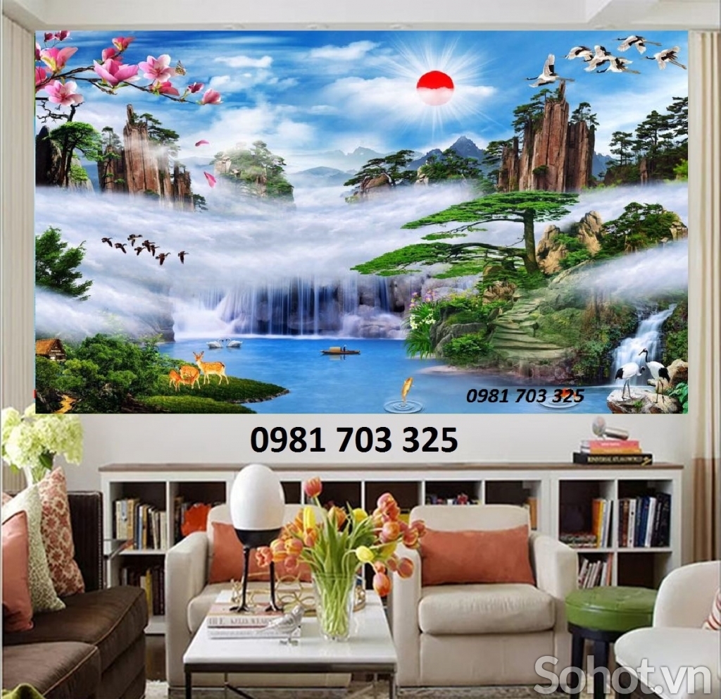 Tranh phong cảnh- gạch tranh