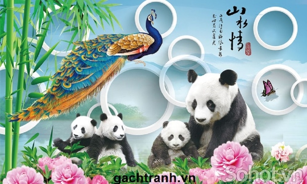 Tranh gạch 3d trang trí phòng khách - phòng ngủ - XXV44