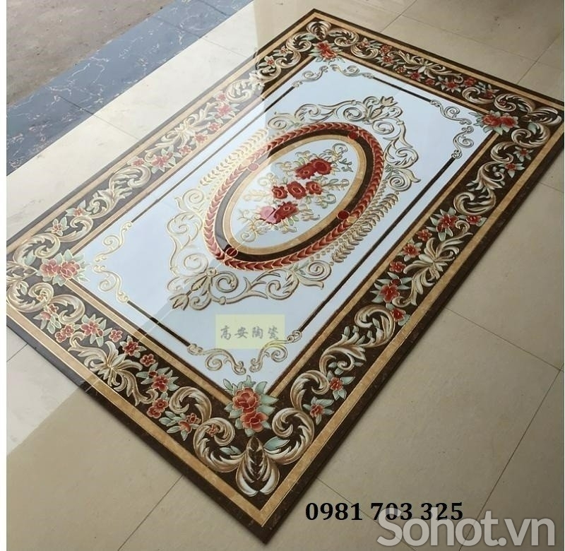 Thảm gạch đẹp sang trọng trang trí