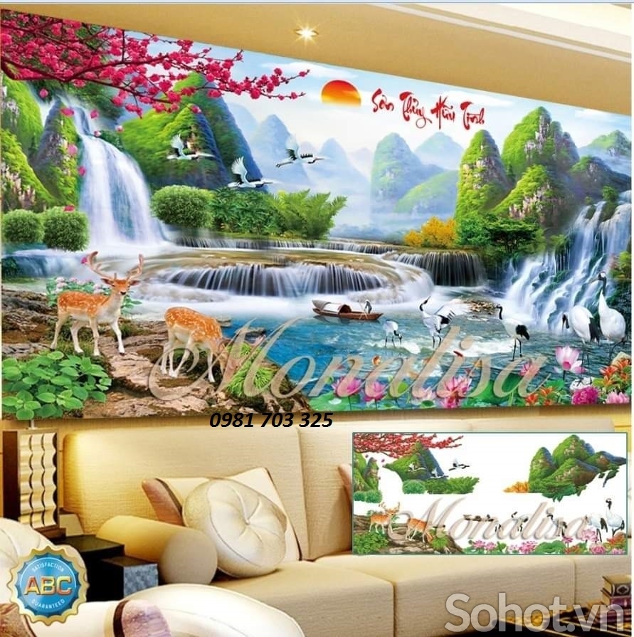 Tranh gạch men phong cảnh