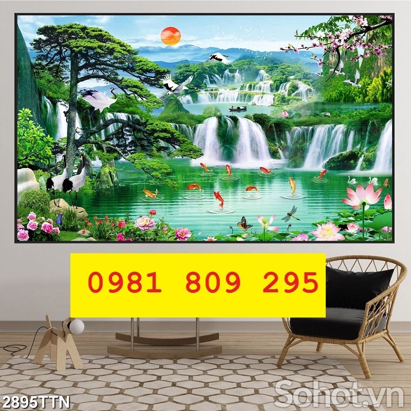 Gạch tranh phong cảnh đẹp