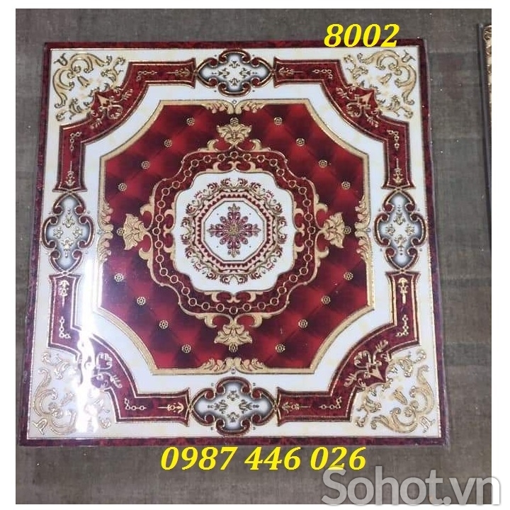 Gạch cầu thang, chiếu nghỉ, gạch thảm hoa HP9283