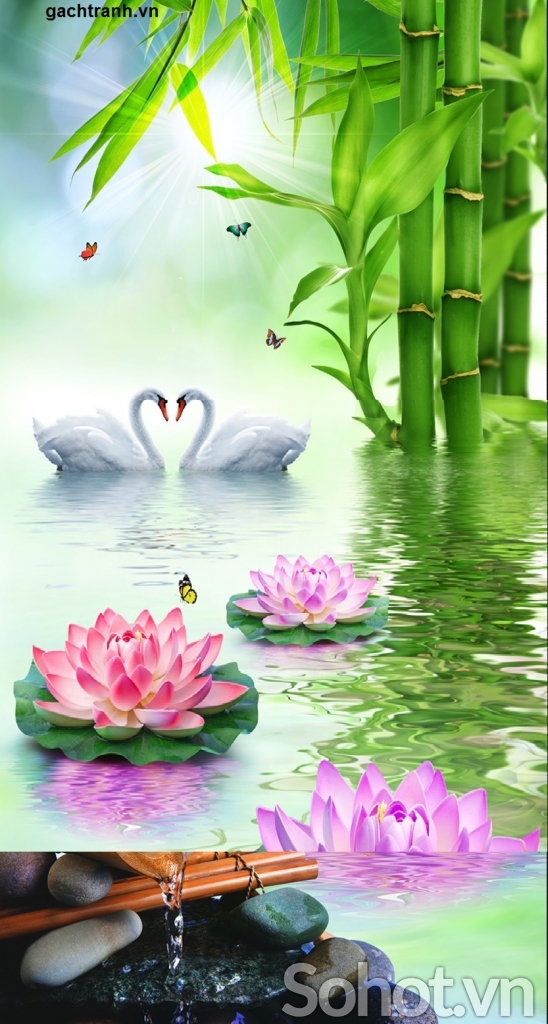 Tranh gạch 3d trang trí tường nhà - DCC33