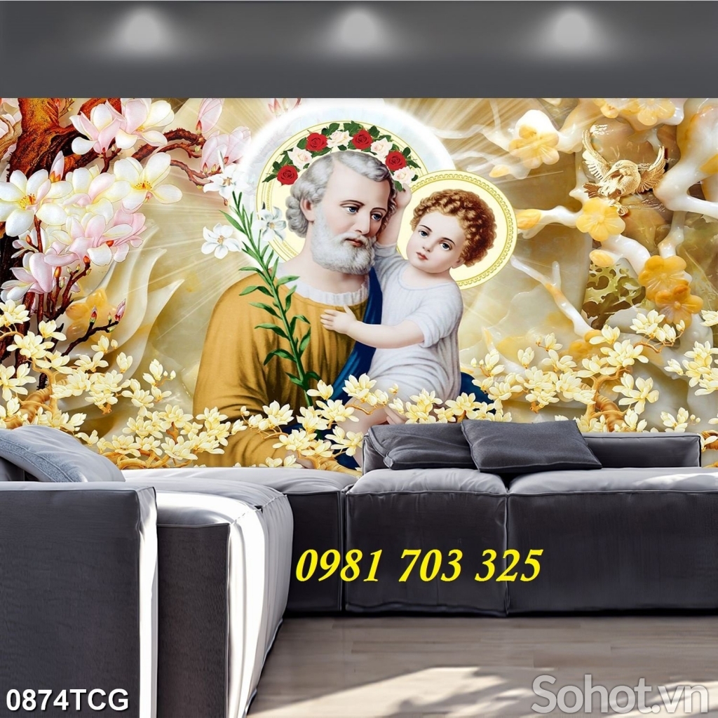 Tranh gạch men công giáo