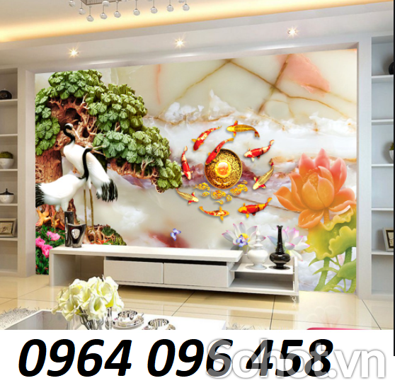 Tranh gạch 3d hoa sứ ngọc - FDCC64