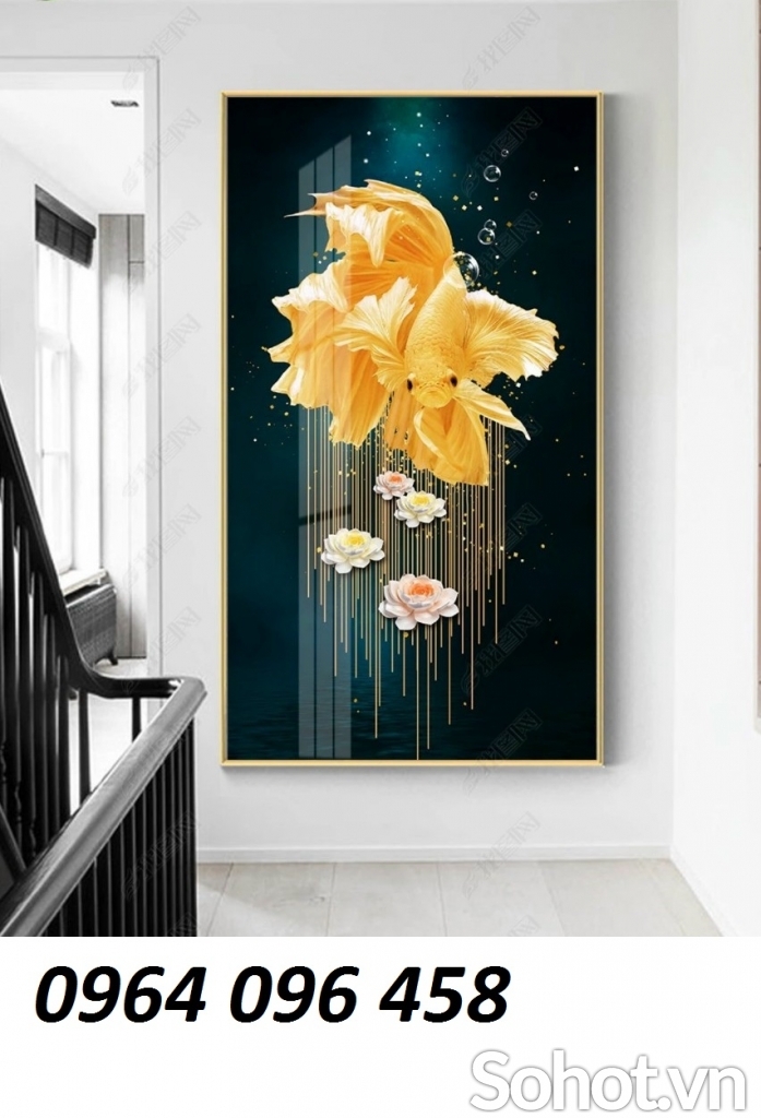 Tranh gạch 3d - gạch tranh 3d ốp tường phòng khách - XV522