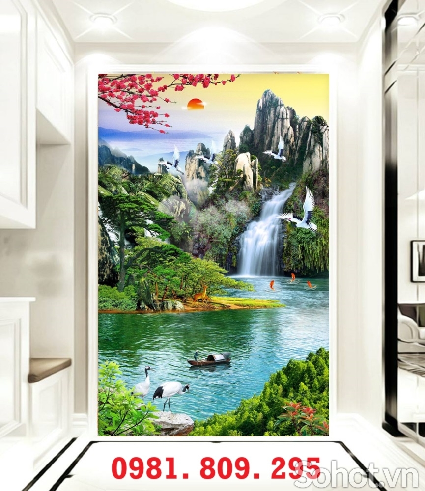 Gạch tranh , gạch ốp tường trang trí tường