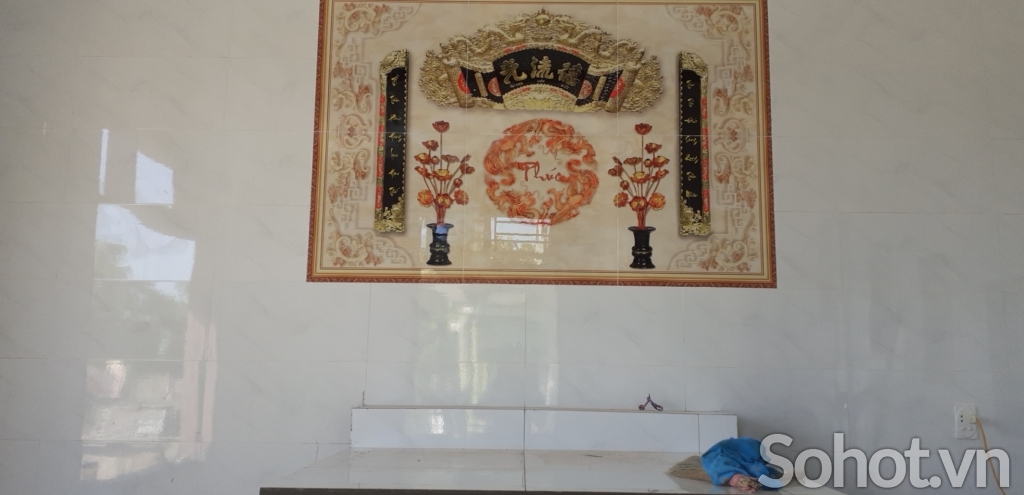 Tranh câu đối phòng thờ - tranh gạch 3D