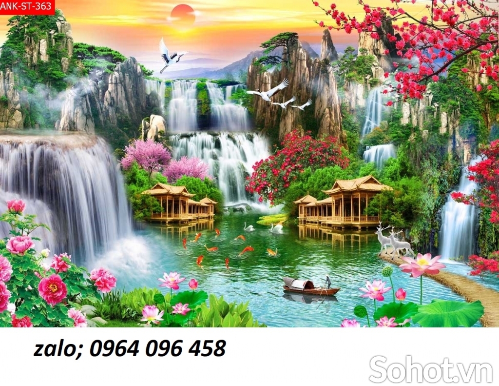 Tranh gạch men 3d ốp tường hàng rào - 876CMM