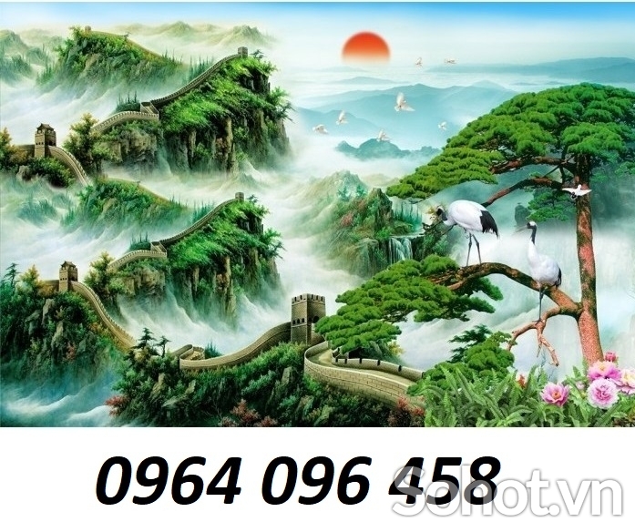 Tranh gạch 3d vạn lý trường thành - 6899CB
