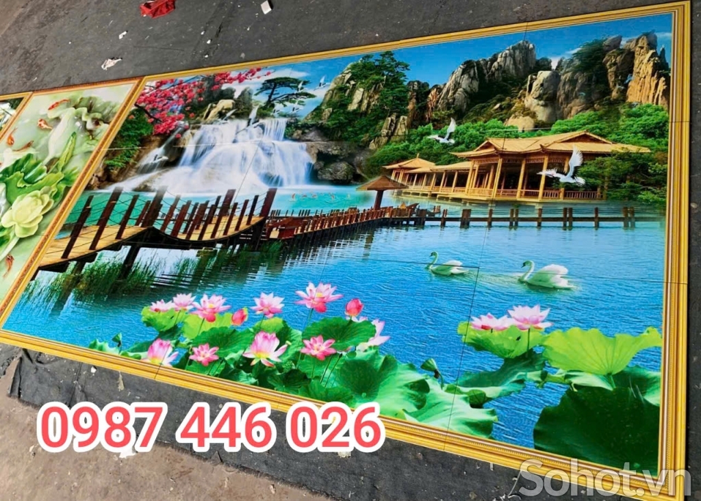 In tranh gạch men 3d