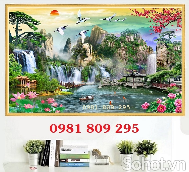 Gạch 3d sơn thủy hữu tình HP549