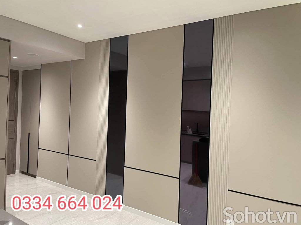 Ốp tường sợi thần tre cao cấp hiện đại