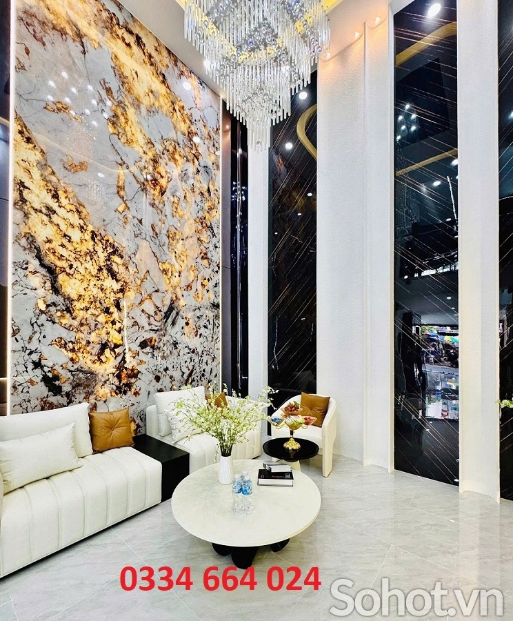 Tranh vân đá phong thủy ốp tường phòng khách Hà Nội