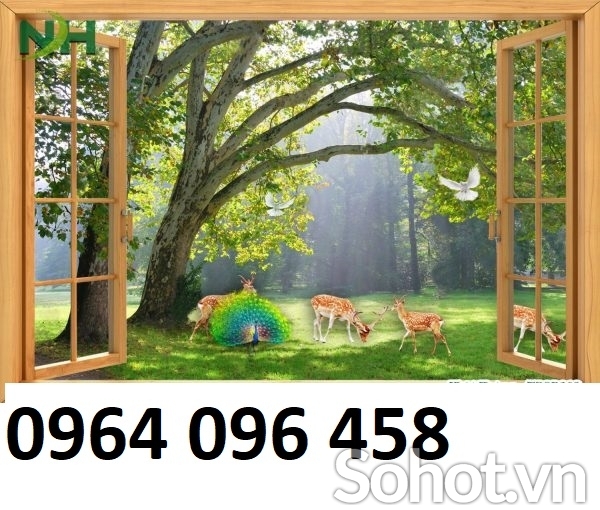 Tranh gạch 3d cửa sổ - CNBBV54