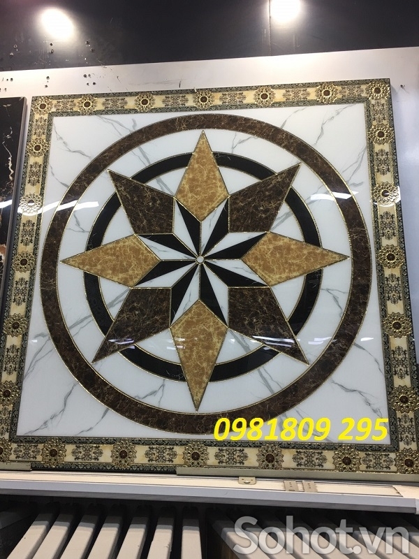 Chiếu nghỉ cầu thang hoa văn