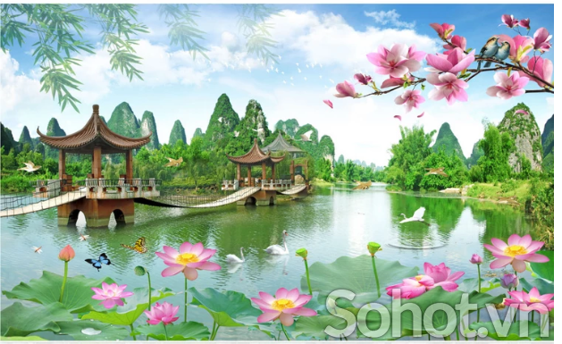 Tranh gạch đẹp ốp tường