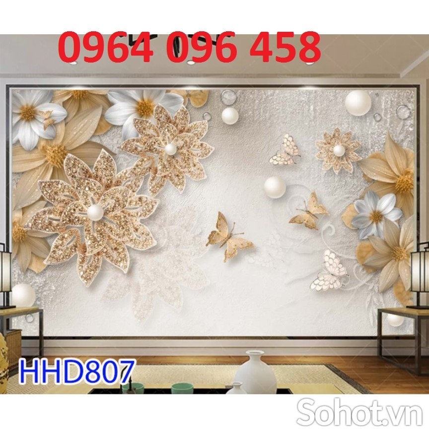 Tranh gạch 3d trang trí phòng khách đẹp - SJK9