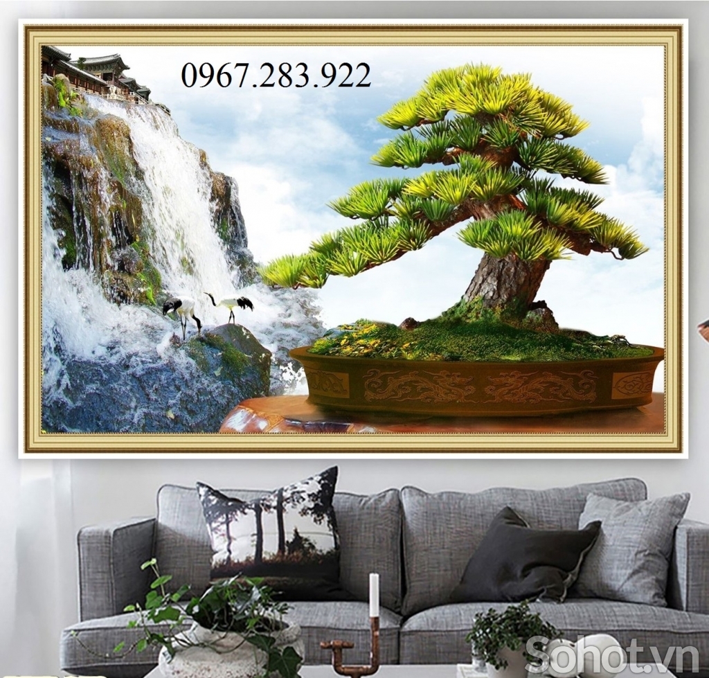 Tranh gạch trang trí- Tranh cây cảnh