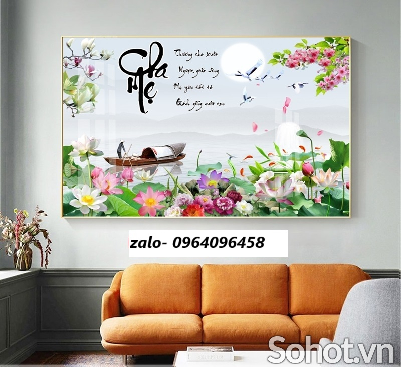 Tranh gạch 3d ốp mộ - GFD433