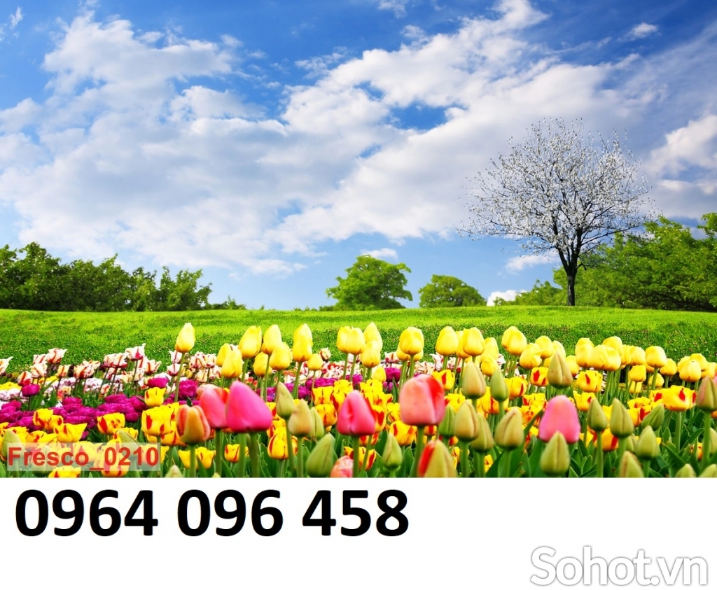 Tranh gạch 3d hoa cỏ thiên nhiên - DXCC42