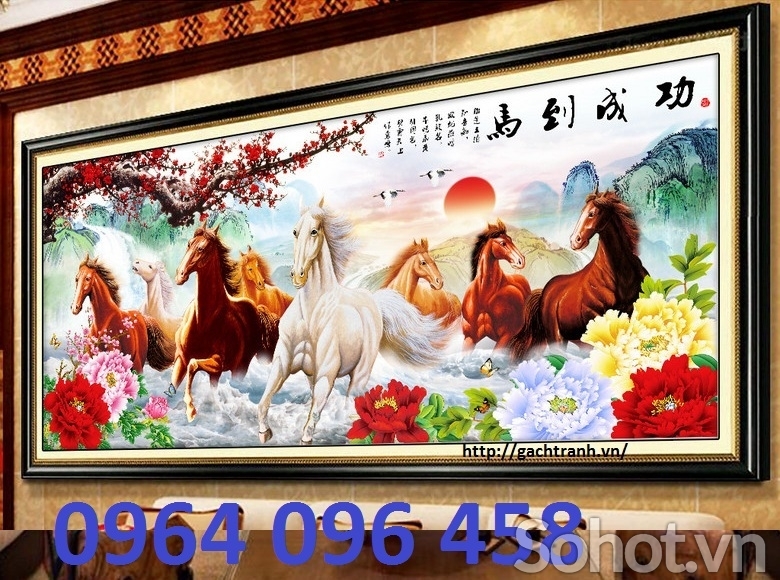 Tranh gạch 3d con ngựa - SCNN83