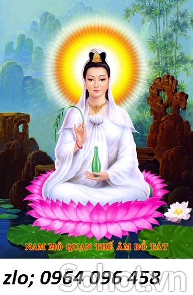 Tranh gạch 3d phật quan âm - XVC73