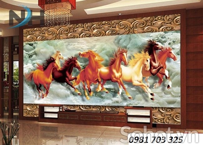 Tranh gạch bát mã