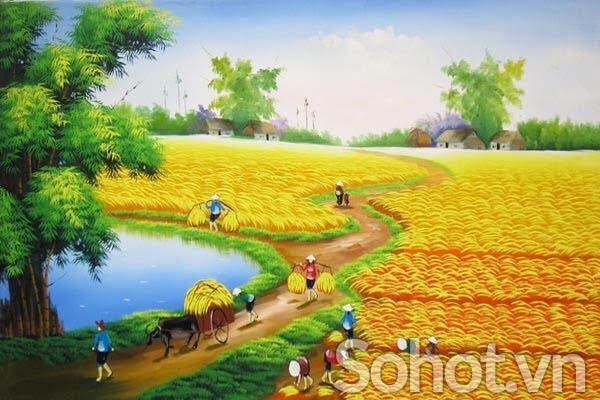 Tranh cảnh đồng quê - 8667C