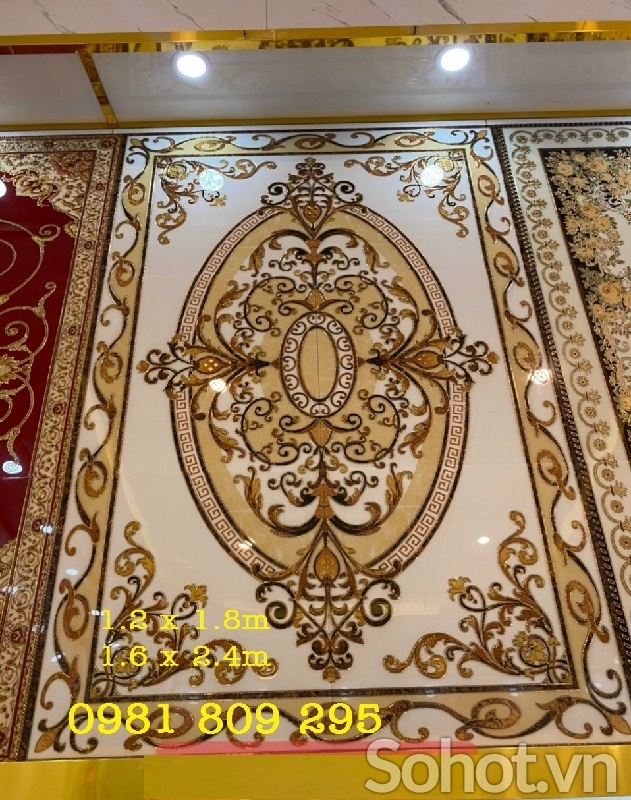 Gạch thảm cao cấp lát phòng khách