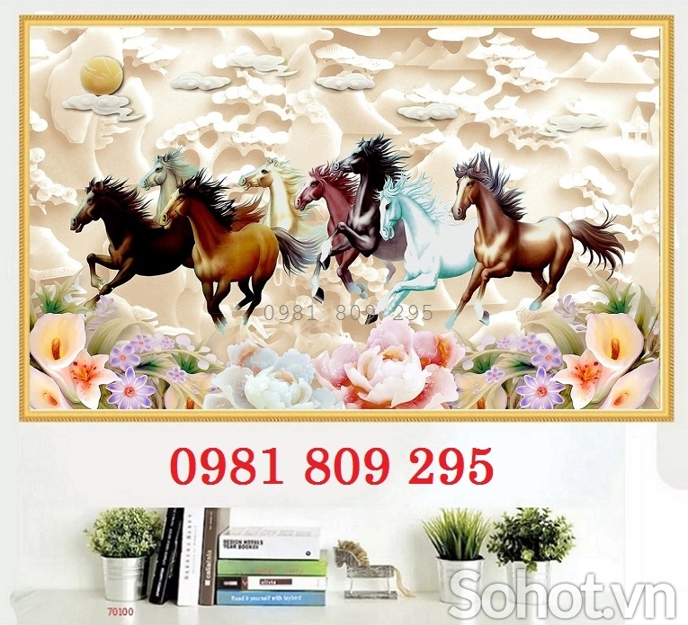 Tranh gạch mã đáo thành công