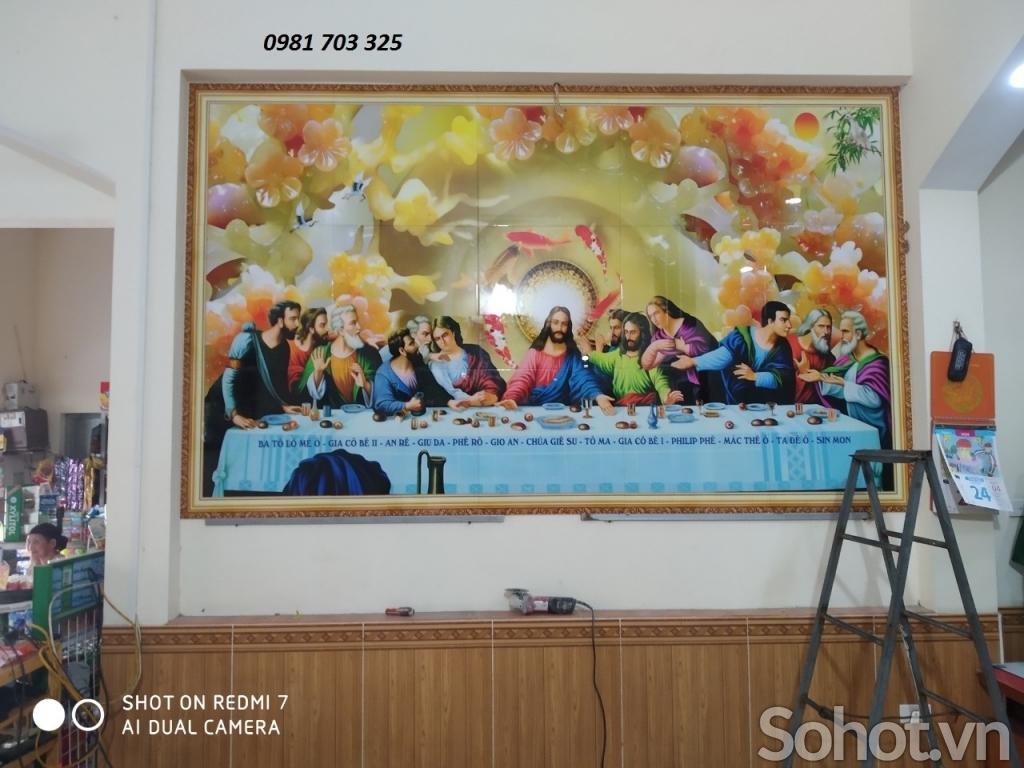 Gạch tranh 3D ốp tường