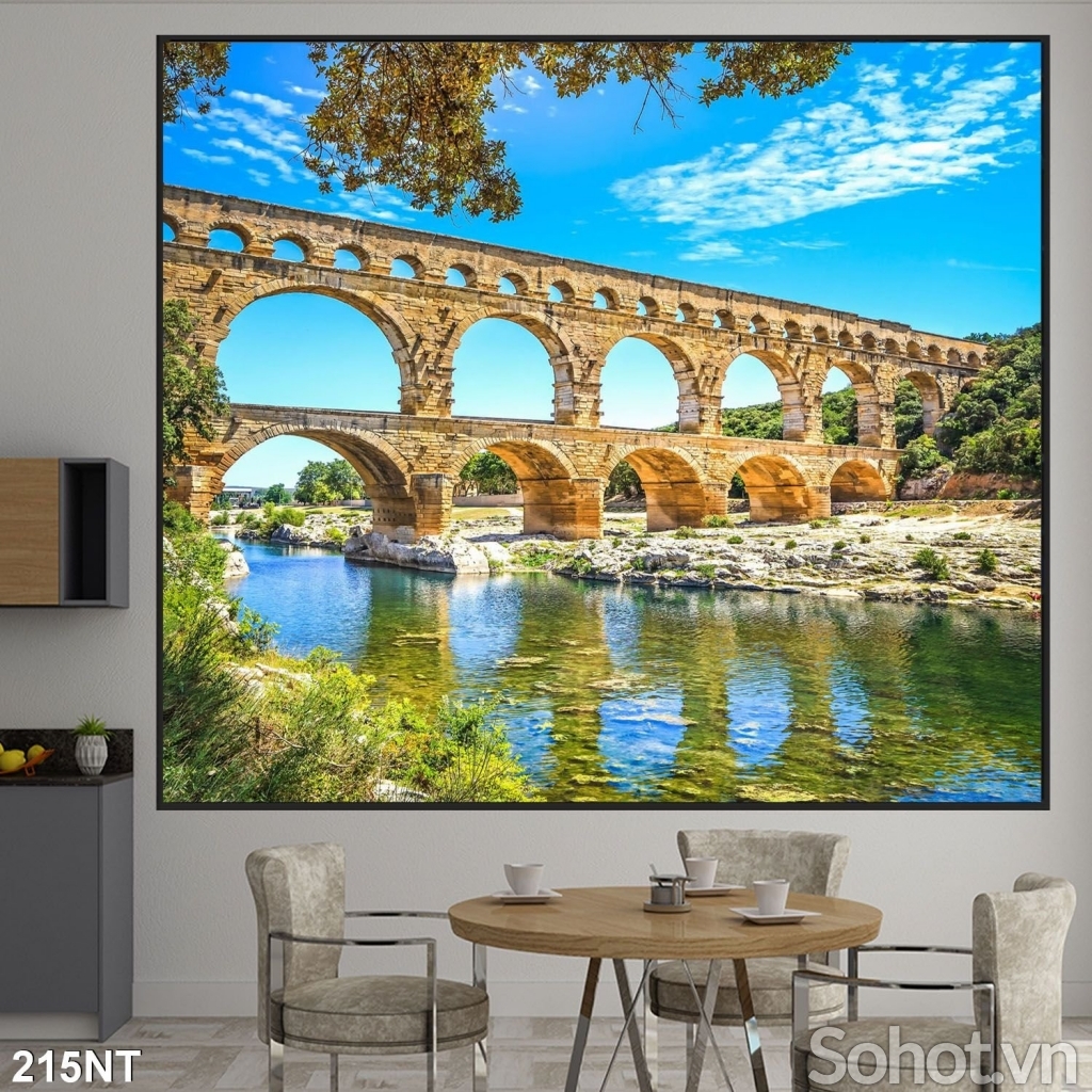 Tranh 3D- Tranh gạch phòng khách