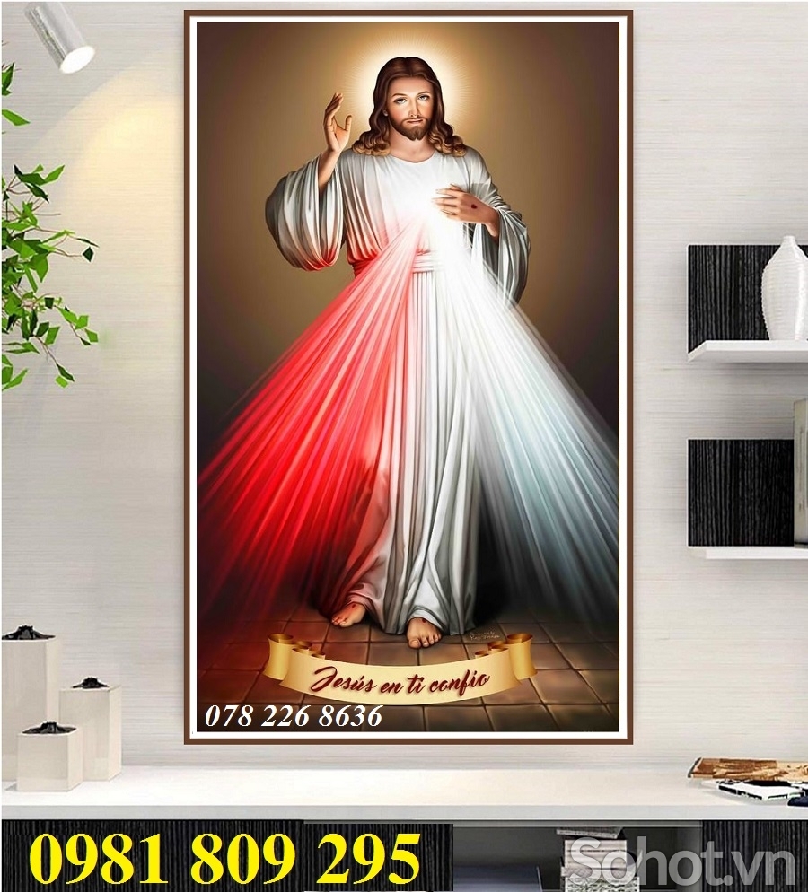 tranh thiên chúa - tranh gạch công giáo 3d