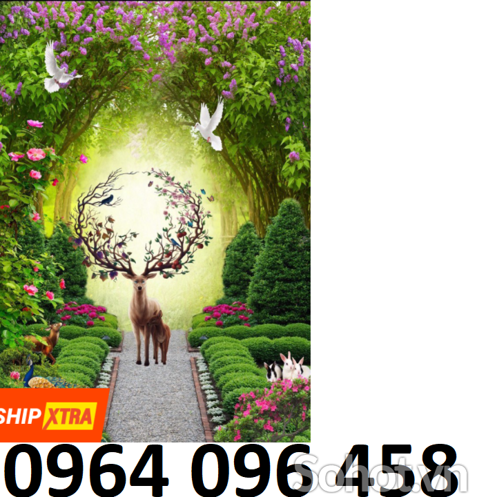 Tranh gạch 3d phong thủy - BVX75