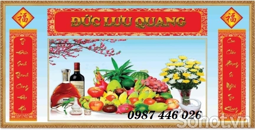 Gạch tranh phòng thờ HP9244