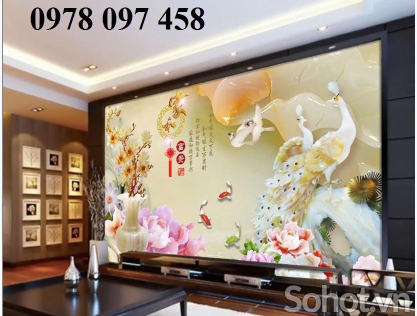 Gạch tranh ốp phòng đẹp