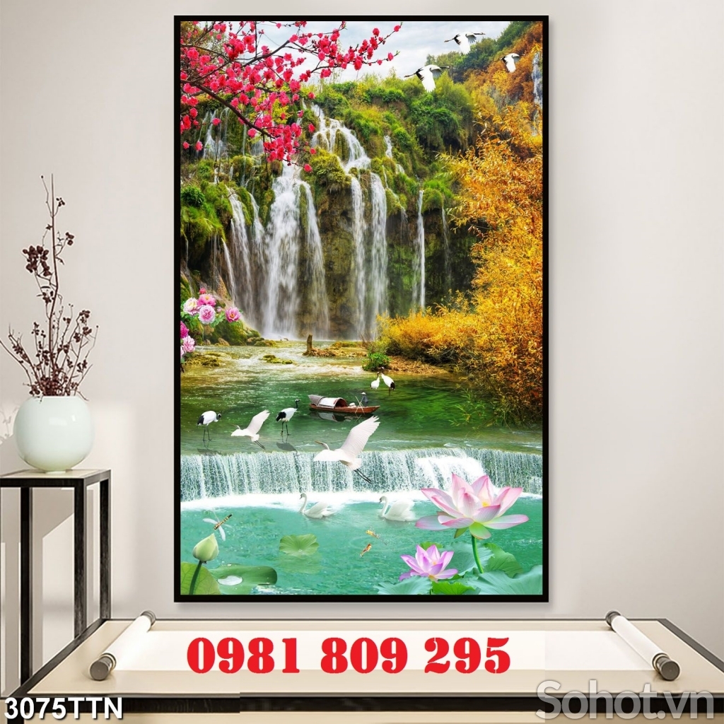 Tranh gạch men , tranh khổ đứng