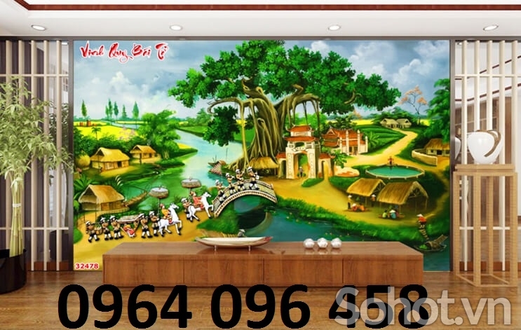 tranh cảnh đồng quê